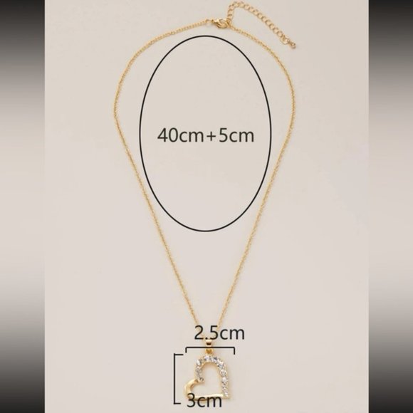 Heart of Radiance Rhinestone Pendant Necklace - Picture 3 of 4